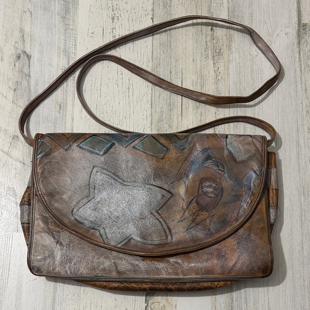 Jane Yoo Vintage Hand Painted Purse